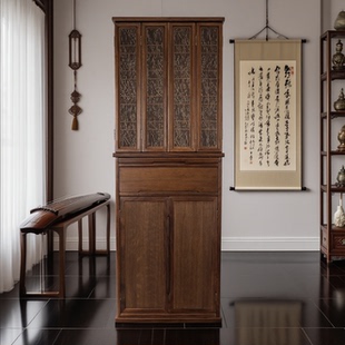 神龛藏式实木佛龛柜供桌神台观音菩萨家用柜子小型新中式立柜带门