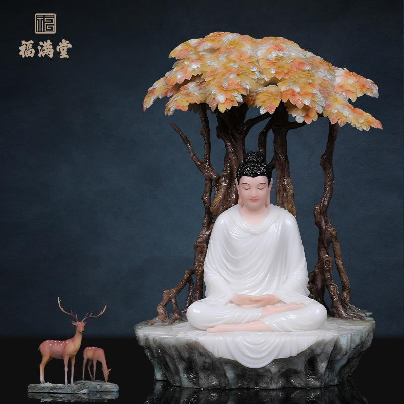 鹿野苑释迦牟尼佛仿汉白玉悟道佛像药师佛像大日如来佛祖