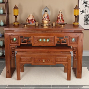 新中式佛柜佛堂实木佛堂中堂神台供桌佛台香案家用客厅上供香桌