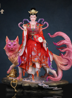 合成玉石中式佛堂装饰摆件