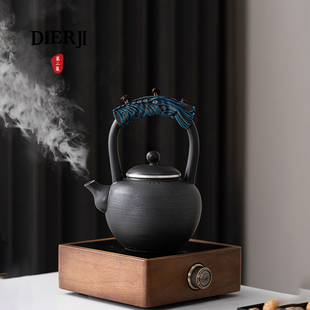 第二集复古文创矾黑提梁煮茶壶电陶炉烧水器养生围炉煮茶家用礼盒