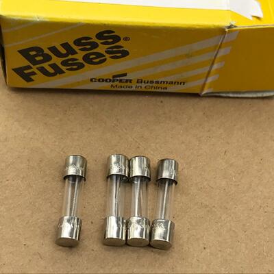 BK/GMD-1-R美国Buss 1A 250V 进口D1A 5X20MM玻璃保险管丝熔断