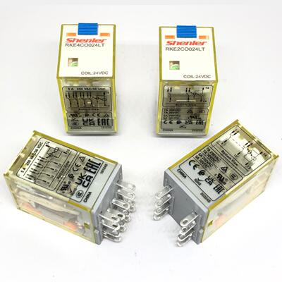 申乐RKE2C0024LT RKE4CO024LT 24LTD底座SYF08A SKF14A-E继电器