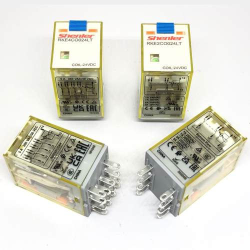 申乐RKE2C0024LT RKE4CO024LT 24LTD底座SYF08A SKF14A-E继电器
