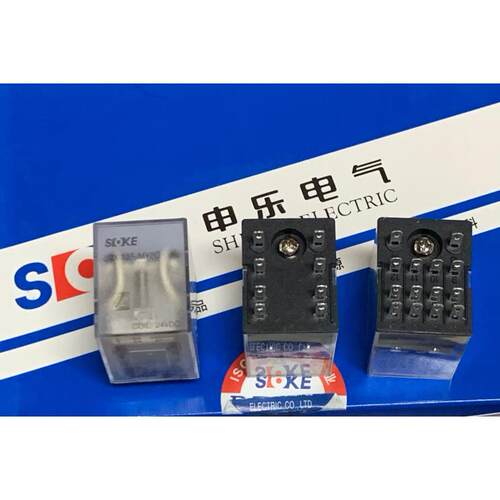 申乐JQX-13F-MY2C N MY4C-24 DC24V中间继电器HH52PJ 8脚14脚A220