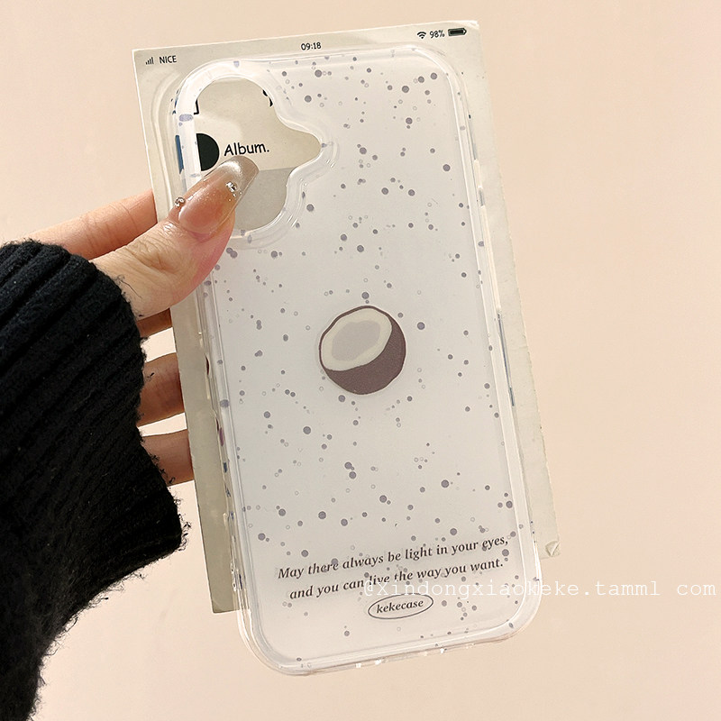 泼墨简约水果苹果手机壳