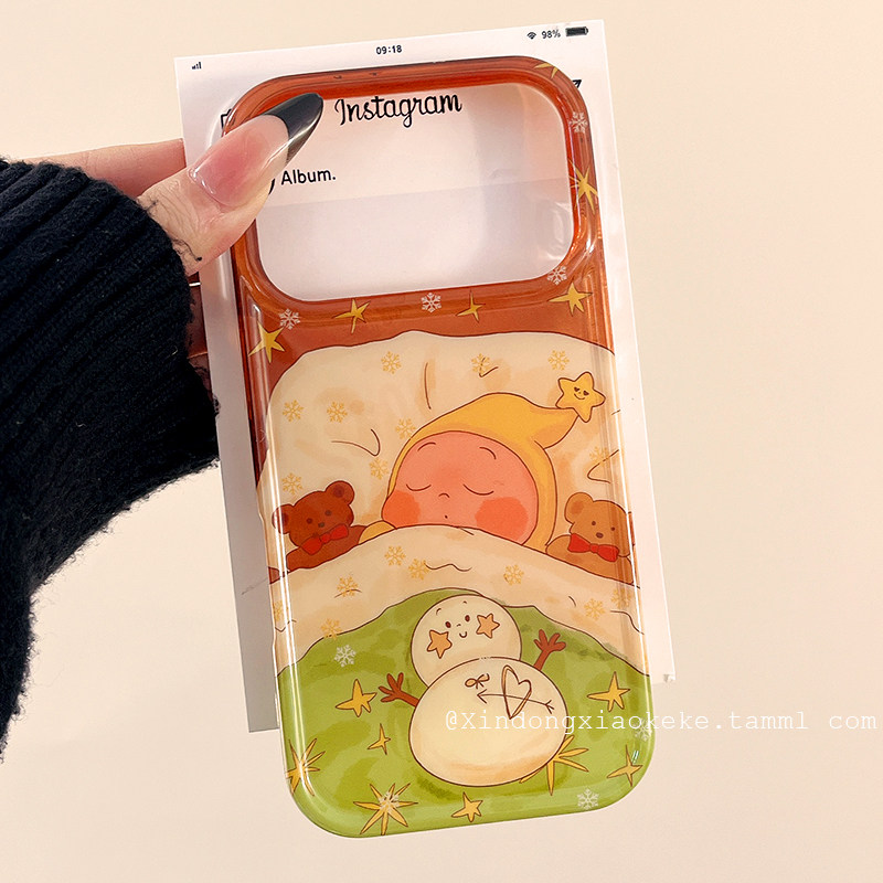 可爱卡通睡觉星星人小熊适用苹果iPhone17ProMax手机壳16pro新款14趣味16小众14promax硅胶15pro创意13全包,3C数码配件,手机保护套/壳,淘宝优惠券,粉丝福利购,淘宝优惠卷