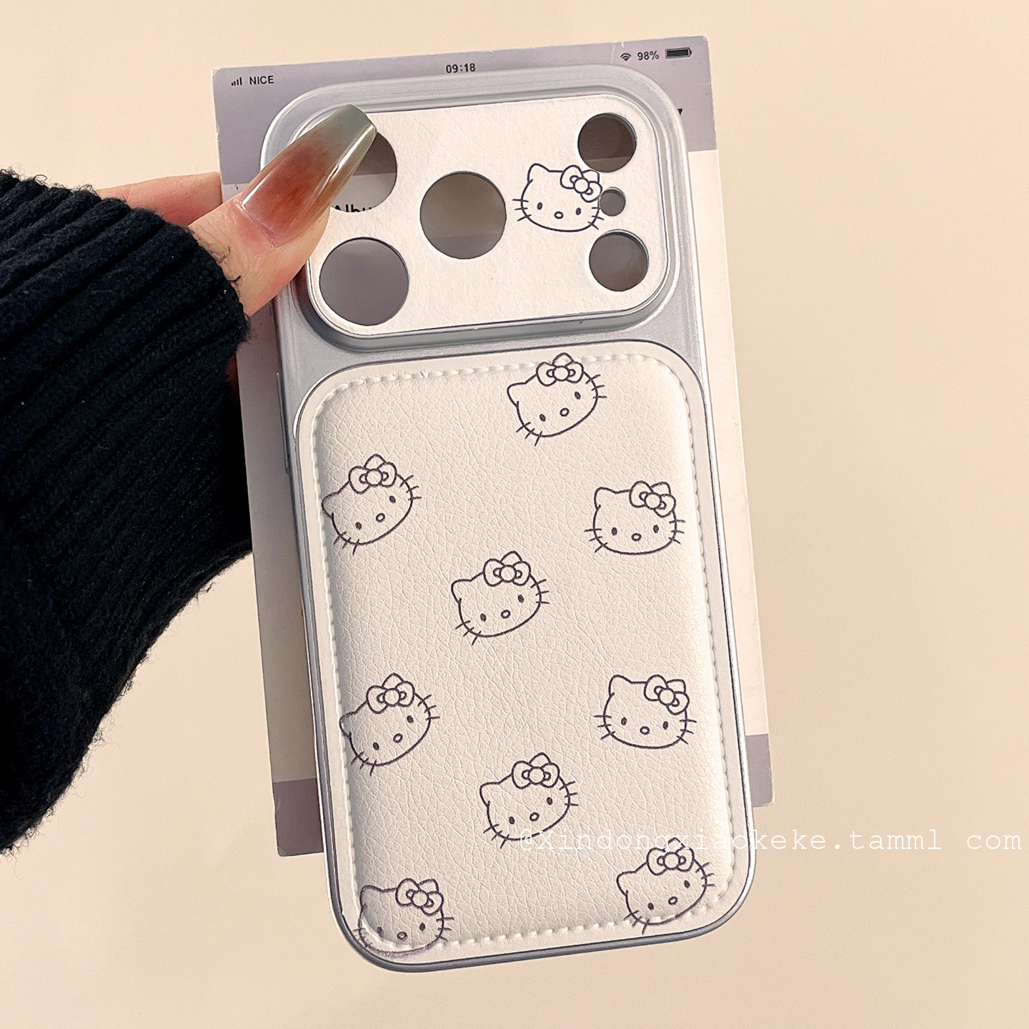 可爱卡通HelloKitty皮质适用苹果iPhone17ProMax手机壳16pro新款15少女心小众14promax硅胶17pro创意甜美全包