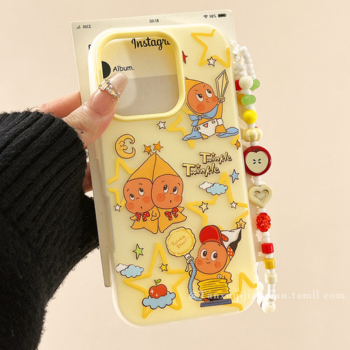 卡通星星人适用苹果手机壳