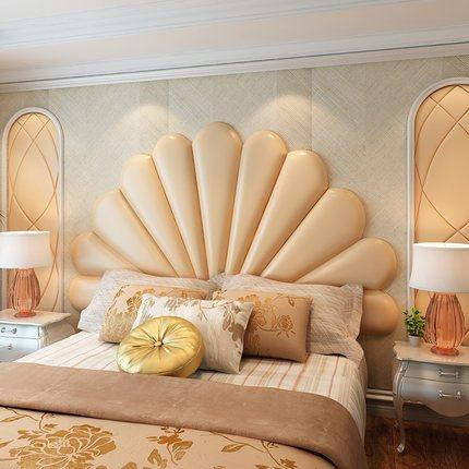 极速贝壳床头软包榻榻米墙围床头板自粘靠背N儿童房防撞墙贴卧室,家装主材,背景墙软包,淘宝优惠券,粉丝福利购,淘宝优惠卷