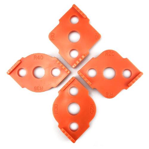 极速Wood Panel Radius R Plate Router Table Bit UCorner Jig