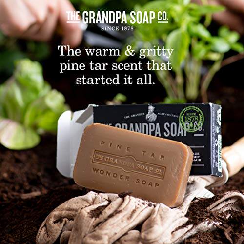 极速Grandpas Pine Tar Bar Soap Cby The Soap Company  The O