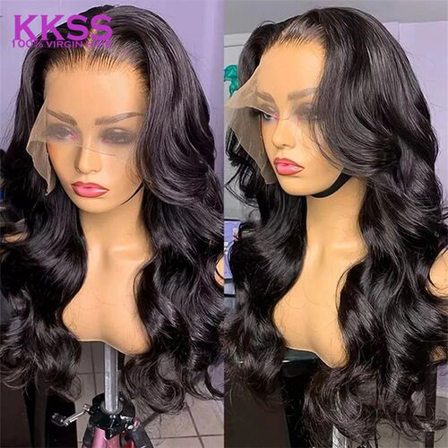 新品10A 13X4 lace frontal cxlosure human hair body wave wigs