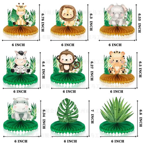 极速Woodland Animals Party Deycoration Diy Forest Animal Lio