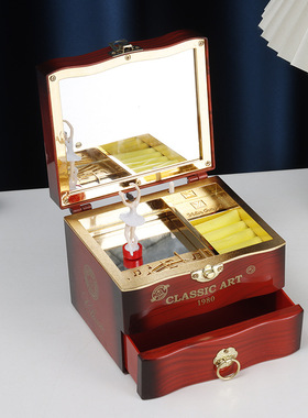 极速音乐盒八音盒跳舞小女孩芭蕾舞公主首饰盒女童儿X童母亲生日