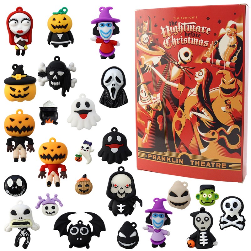 极速Halloweegn Countdown Blind Box Cry Night Halloween Gothi