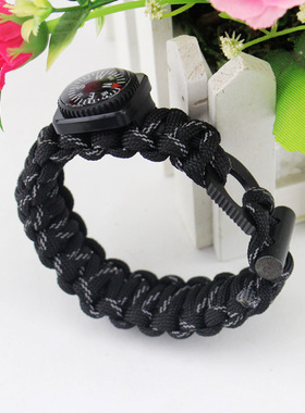 极速登山野营多功能工具包手链户外D钓鱼包应急生存可调节求生手