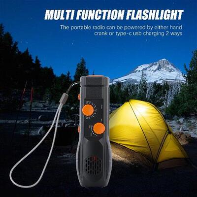 极速Multifuncjtional AMFM Twowave Radio 1200mAh Builtin
