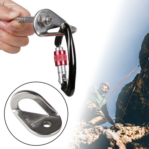 岩钉膨胀钉挂片不锈钢挂片探洞攀岩户外岩石锚点保护装备