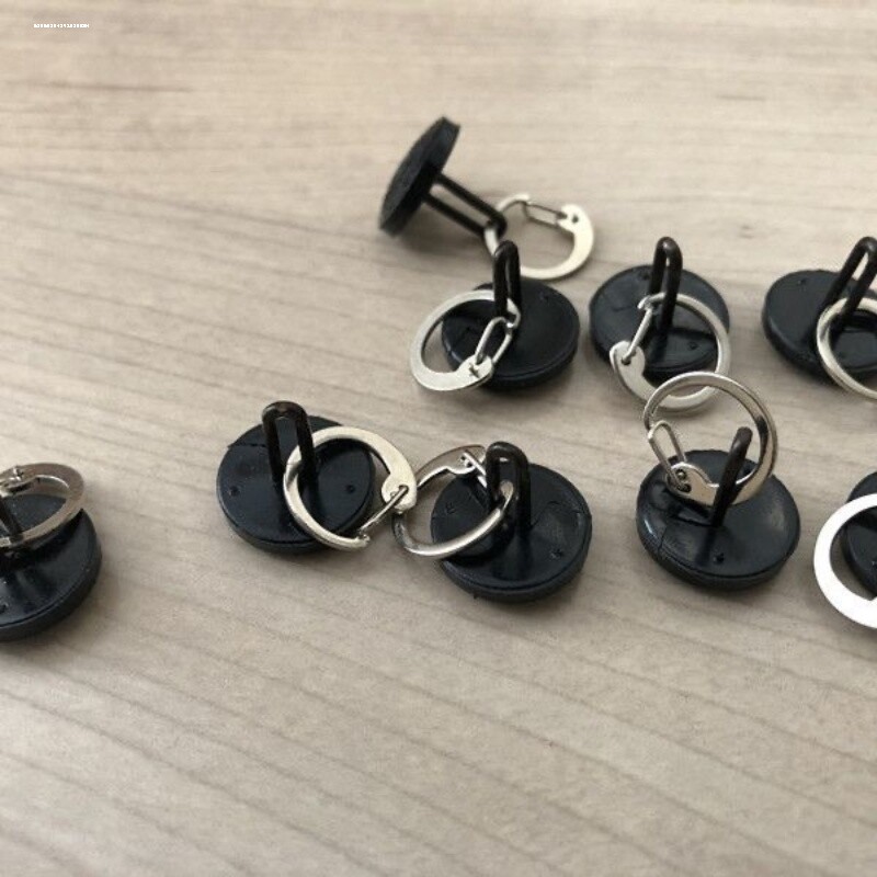 黑色制服肩章扣子 工装服肩牌肩扣纽扣 扣环 保安治安执勤服肩扣