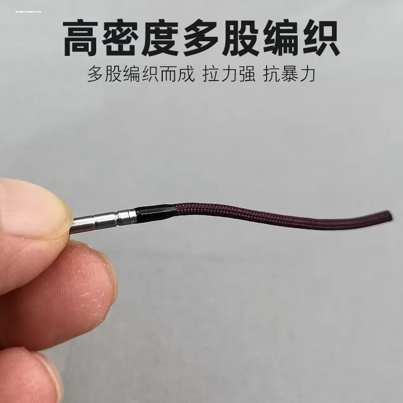 360度万向杆稍转环不锈钢鱼竿竿梢竿尖竿头绳子旋转头渔具小配件