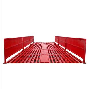 100吨免基础型洗车平台 建筑工地洗轮机平板式工程洗车机