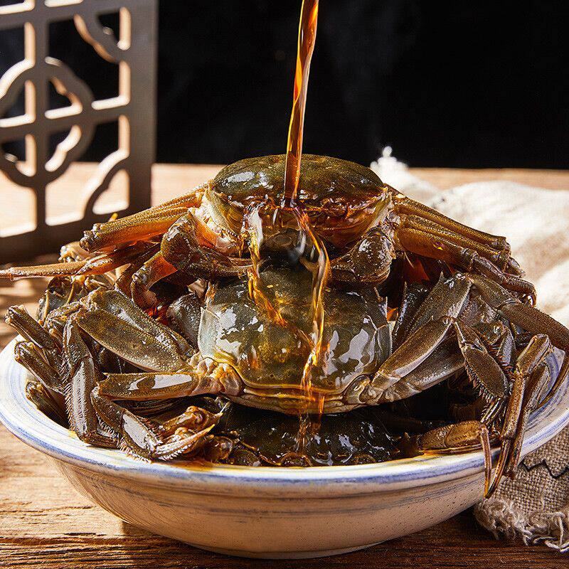 即食花雕蟹酱蟹醉蟹宁波生腌海鲜