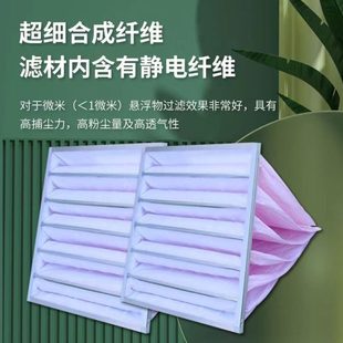 过滤器G4初效F5F6F7F8F9空气净化除尘中效过滤网 厂家直供中效袋式
