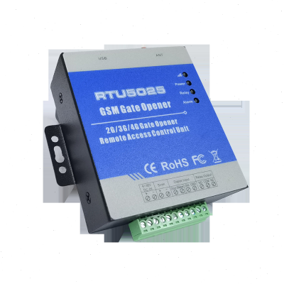 RTU5025 2G 3G 4G GSM GPRS远程短信报警器RTU模块车库开门机水泵
