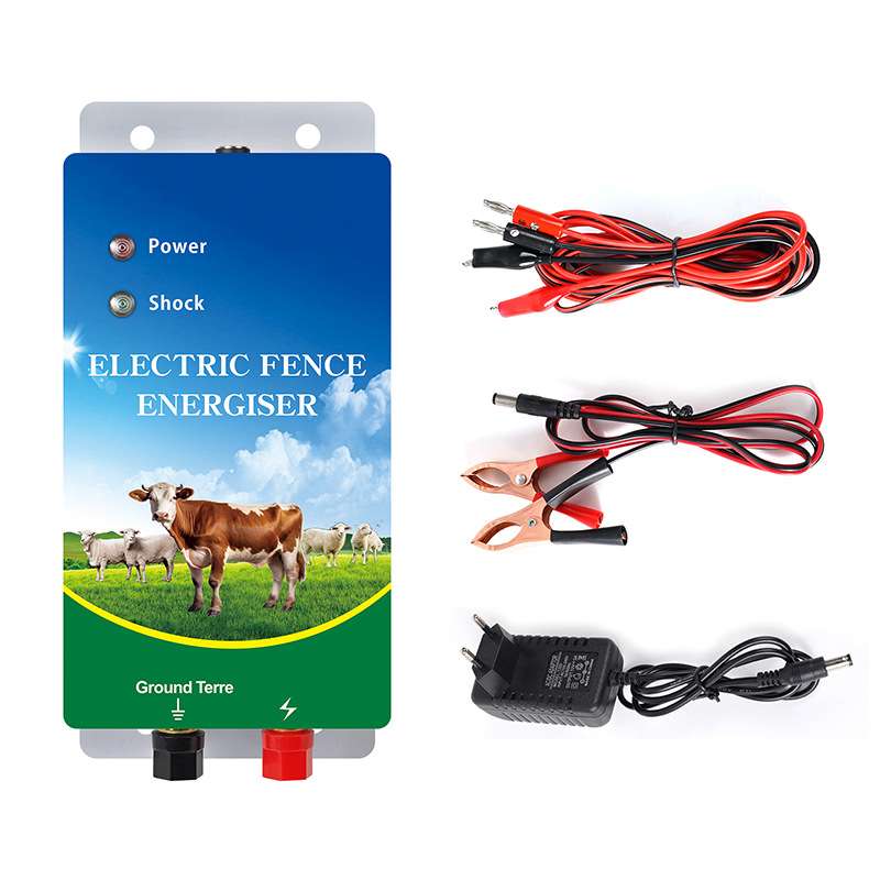 【小款白色+输出线】畜牧电子围栏主机 牧场电围栏能量放大激能器