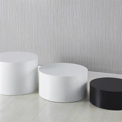 定制木质烤漆地台黑色展台展示台模特直播站台展览展会道具展示柜