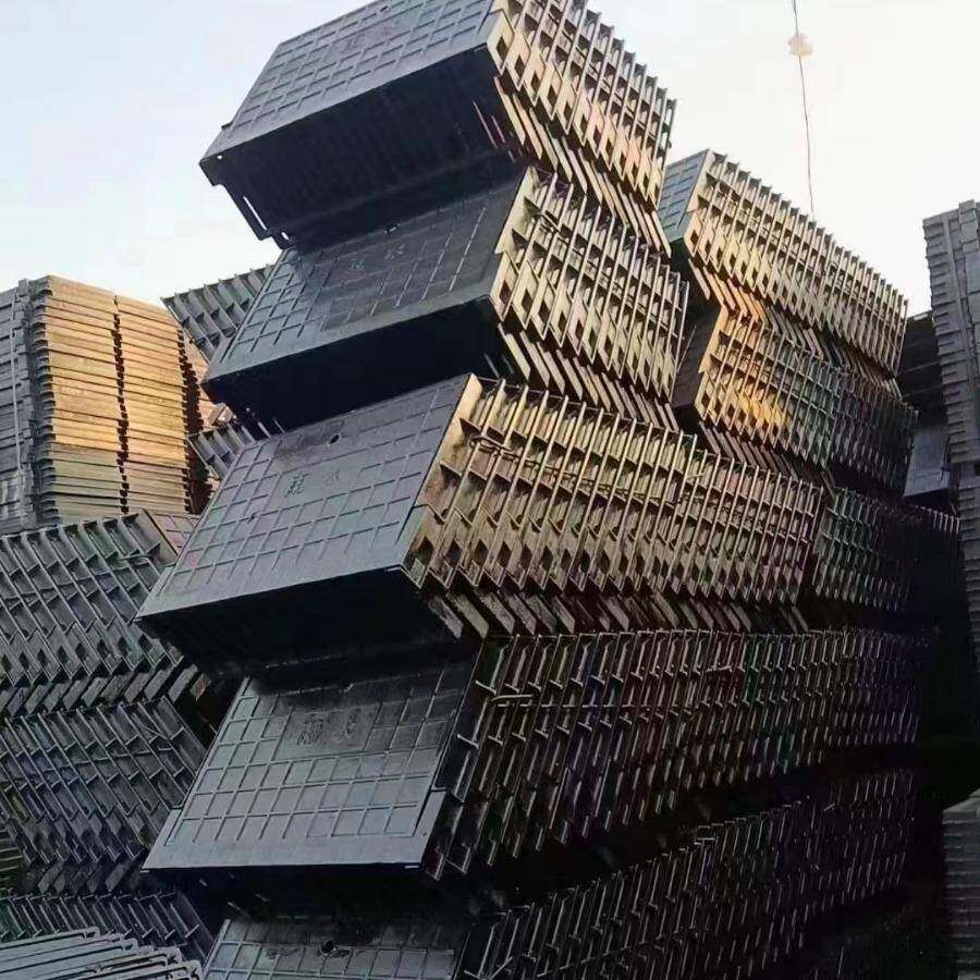 偏沟式立篦雨水口球墨铸铁三件套井盖市政道路国标侧立式雨水篦子