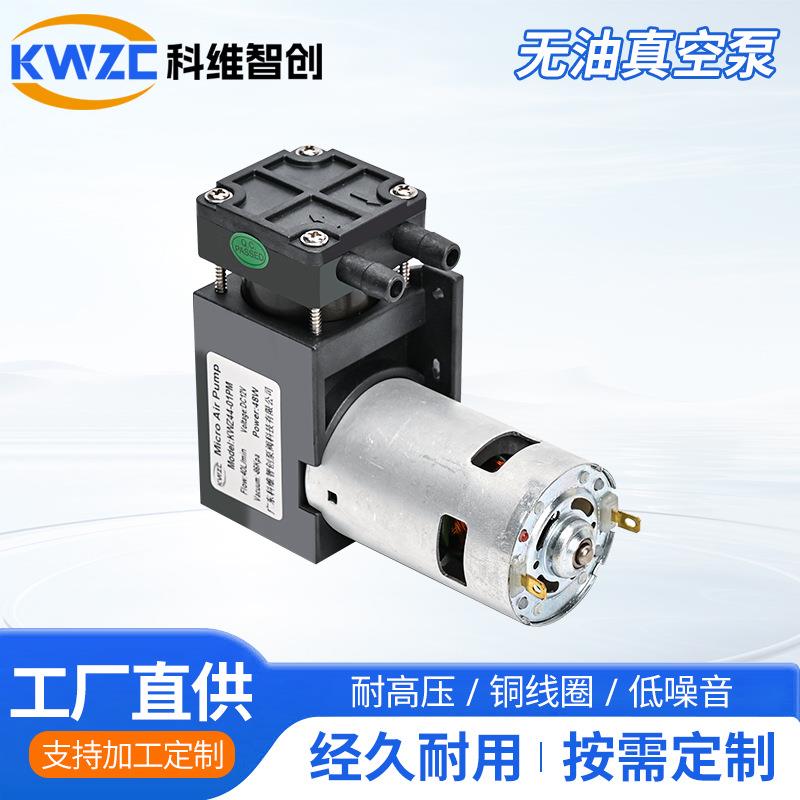 44-01PM微型无油真空活塞泵12V电动增压直流小型静音抽气泵