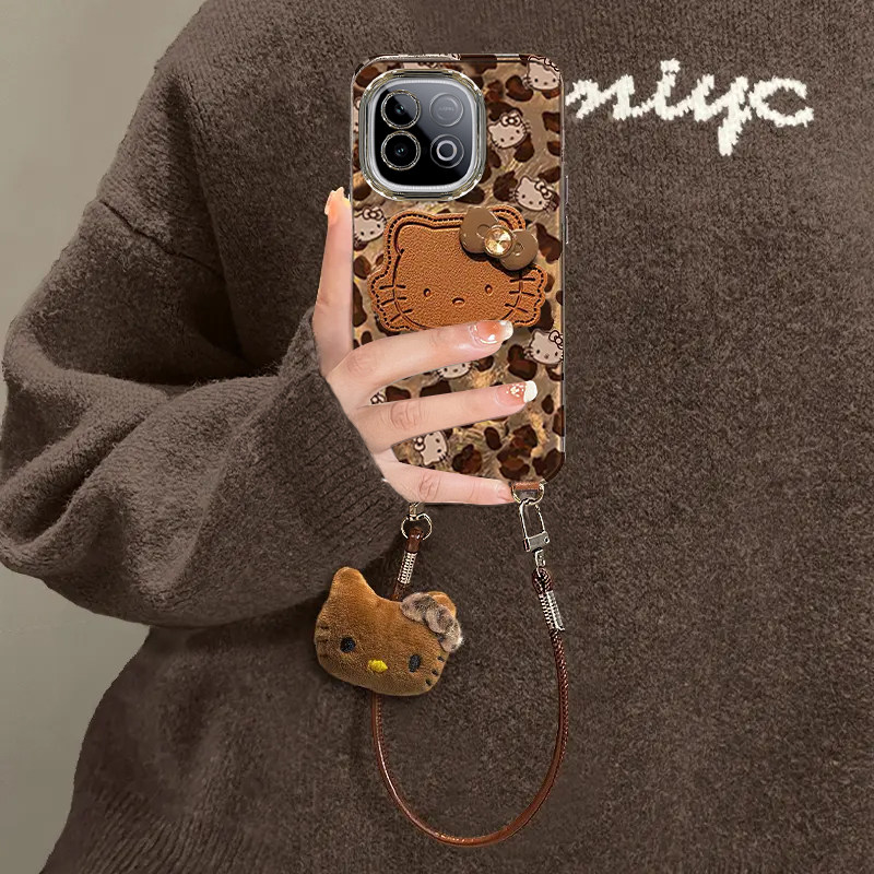 适用iQOOZ10TurboPro手机壳新款iQOOZ9Turbo+卡通简约iQOOZ8x豹纹KT猫支架iQOOZ7x全包防摔套Z5时尚皮扣挂绳,3C数码配件,手机保护套/壳,淘宝优惠券,粉丝福利购,淘宝优惠卷