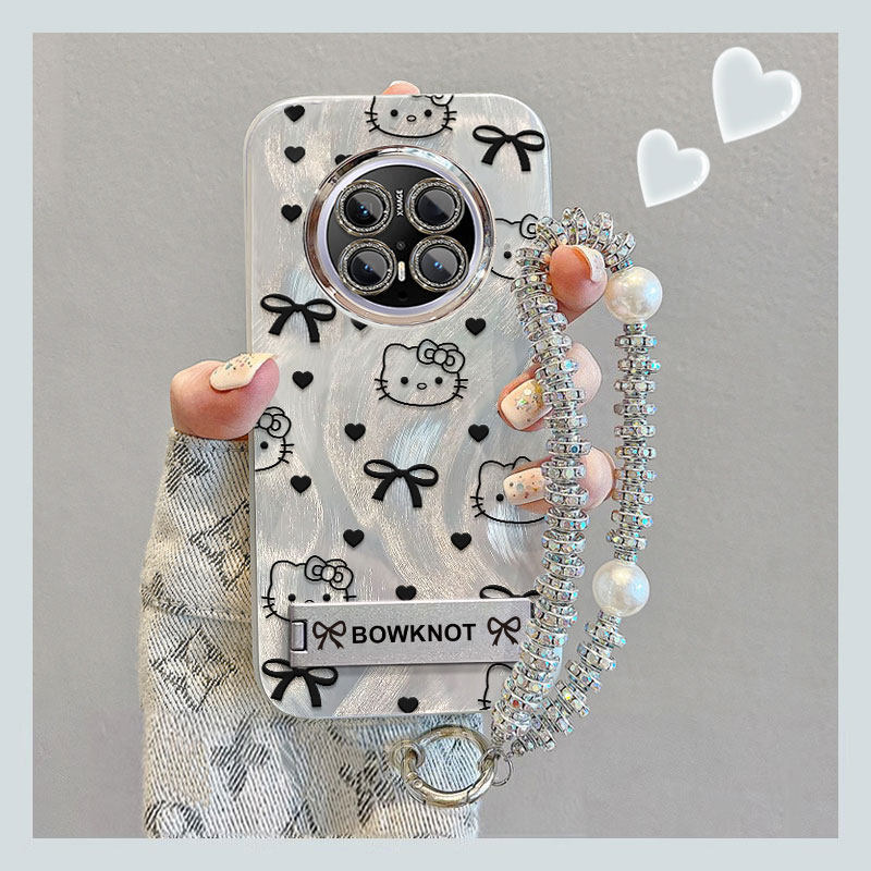 适用华为Mate系列蝴蝶结KT猫外壳