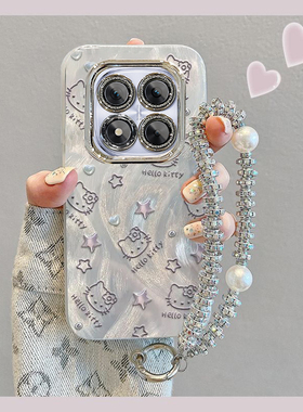 适用红米Note14Pro+手机壳Note13新款Note12r/Turbo爱心kt猫Note11SE时尚Note10全包防摔9Pro/8保护套