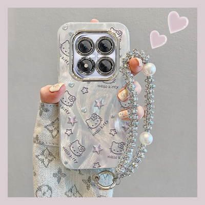 适用红米Note系列爱心kt猫手机壳