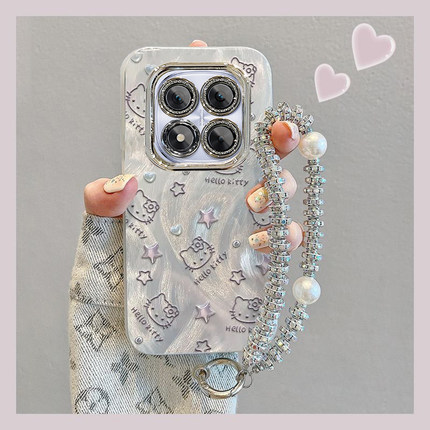 适用红米Note14Pro+手机壳Note13新款Note12r/Turbo爱心kt猫Note11SE时尚Note10全包防摔9Pro/8保护套