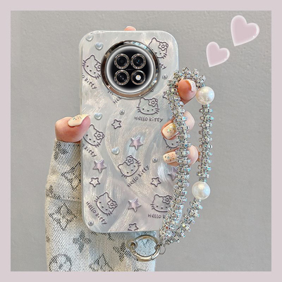 适用OPPOK系列爱心KT猫手机壳