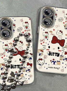 适用OPPOA98手机壳A97新款A96卡通A93全包A72可爱A55/53时尚A52暖风KT猫A11女款A32高级A3防摔套A2Pro潮