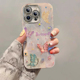 iPhone14油画蝴蝶13精孔12羽纱壳11全包xs防摔6s保护套7 适用苹果16ProMax手机壳新款 15Plus高颜值女款 8Plus