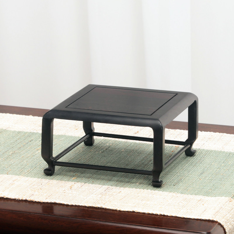 紫光檀正方长方微型盆栽新中式展示托架茶壶香炉花瓶摆件展示底座,家居饰品,木雕,淘宝优惠券,粉丝福利购,淘宝优惠卷