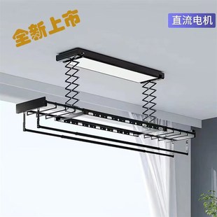 智能电动晾衣架遥控升降晒衣架阳台双杆自动家Q用凉衣架烘干伸缩