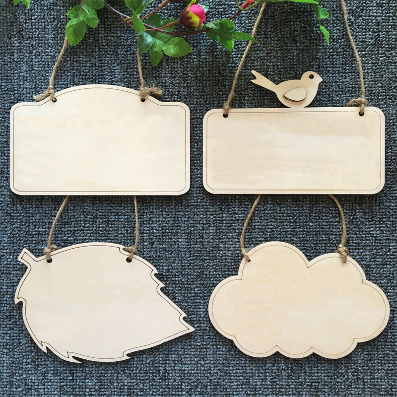 植树节实木挂牌小木牌手写吊牌空白树木标识牌定做定制雕刻挂树牌