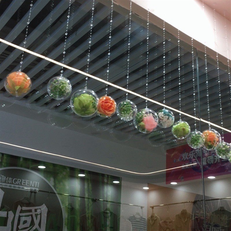 珠宝店吊顶店内氛围装饰挂饰吊挂店铺顶部店面房顶挂件超市装饰球