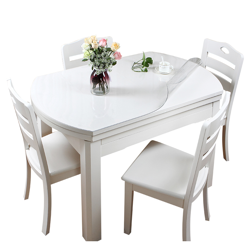 桌布透明pvc防水防油免洗水晶板软玻璃学生课桌书桌茶几餐桌垫