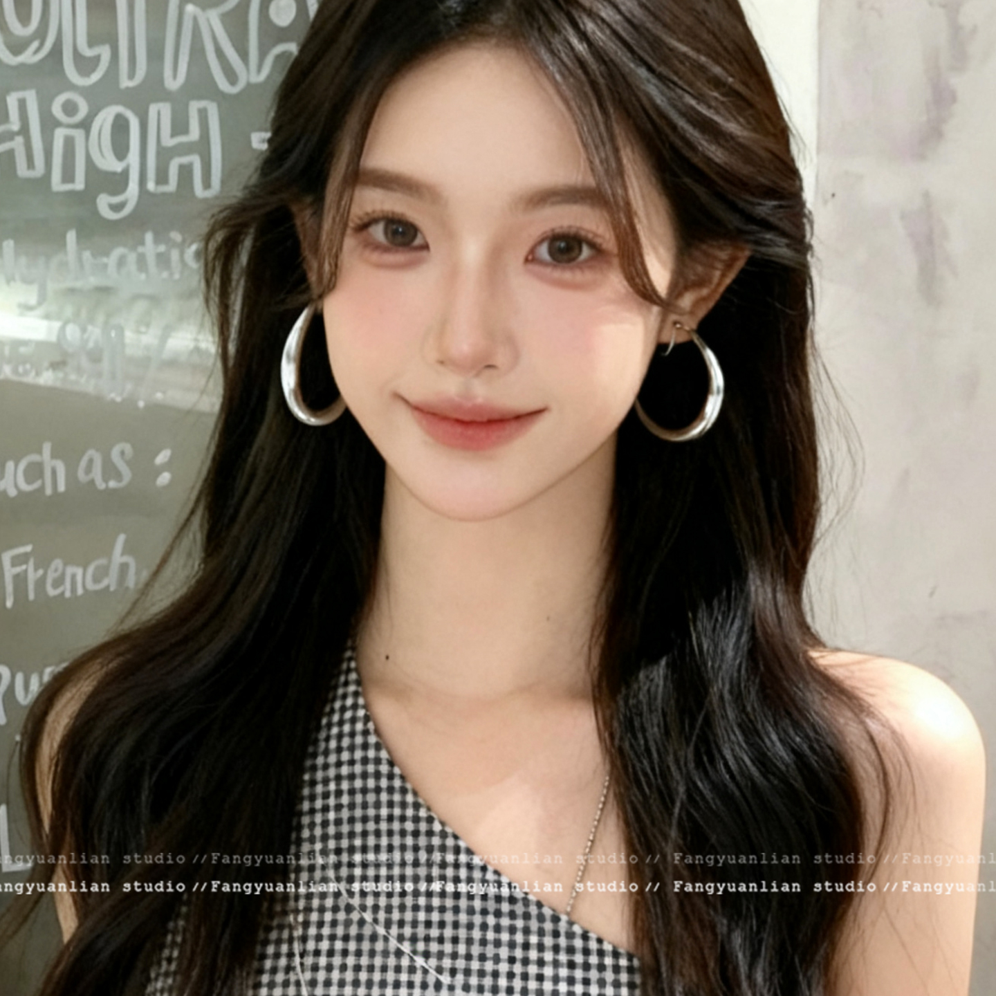 简约素圈耳夹女无耳洞轻奢小众