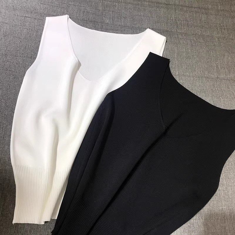背心女新夏季法式高级感外穿设计感西装内搭马甲时尚黑色打底上衣
