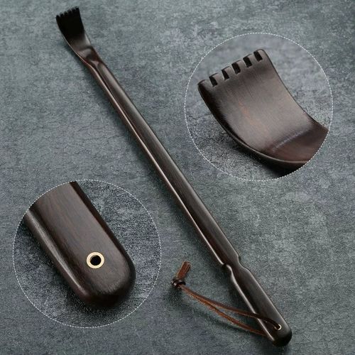 高端痒痒挠乌木实木不求人老头乐抓扒背部抓痒器原木一体耙子神器