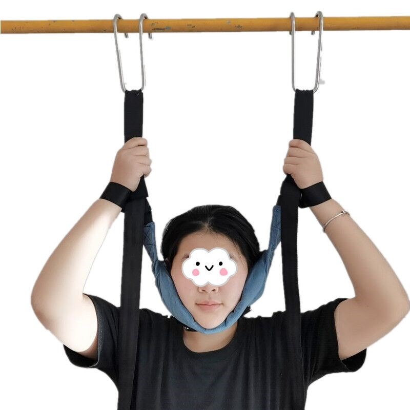 颈椎牵引带吊带颈椎单杠悬挂家用牵引带颈部吊脖子拉伸器悬吊神器